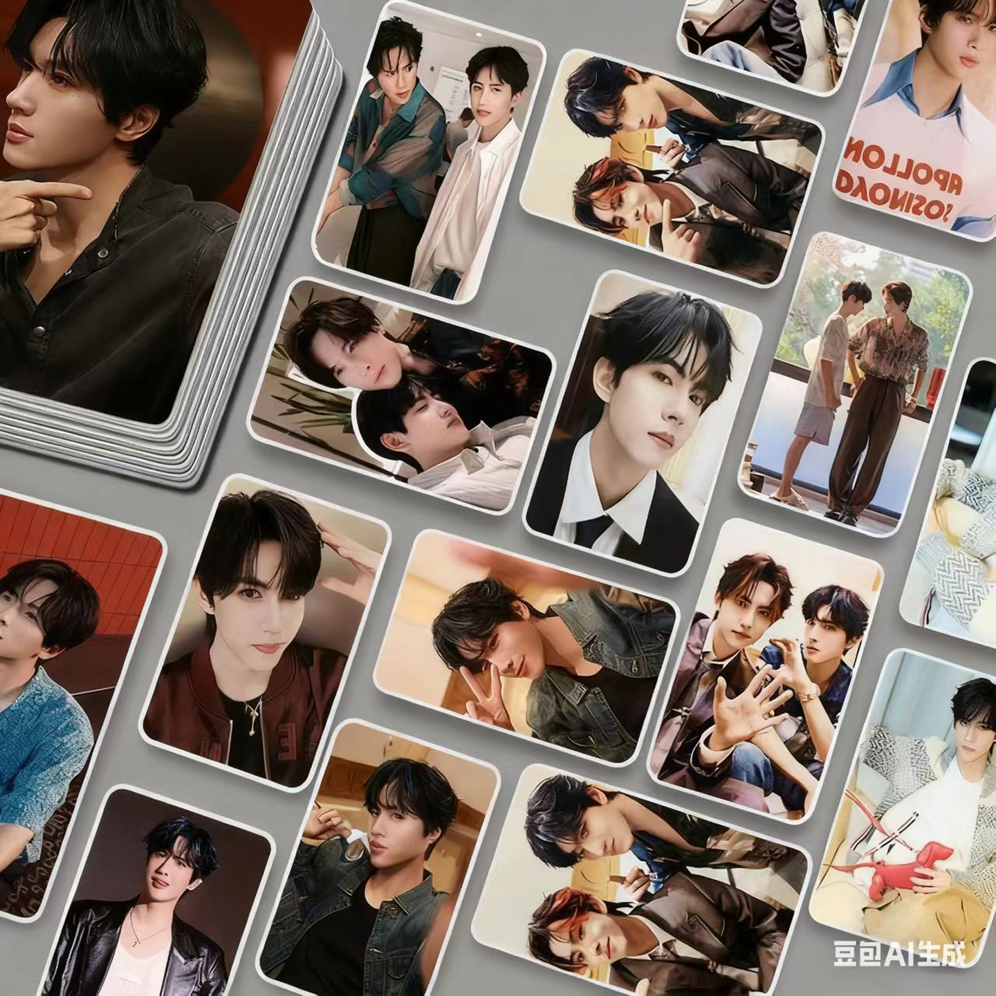 55张逆爱展丞拍立得小卡