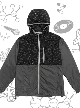 PANIC39X 食钓 S-SEDUCE 2017AW满版短袖 hiphop超薄风衣系列外套