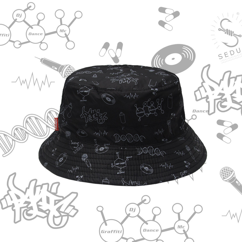 食钓双面戴字母嘻哈帽渔夫帽