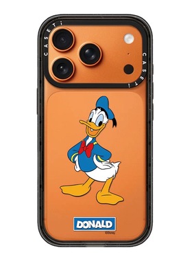 CASE联名唐老鸭人物写真适用17promax手机壳iPhone16pro苹果15plusMagSafe磁吸14p透明C家13可爱12潮流11简约