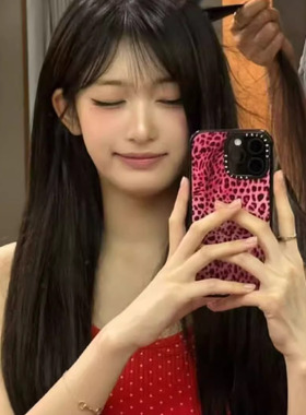 CASE联名李瑞同款适用17promax手机壳iPhone16pro苹果15plus镜面MagSafe磁吸14pC家13粉豹纹12欧美韩系INS风