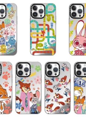 CASE联名疯狂动物城2适用17promax手机壳iPhone16pro苹果15plusMagSafe磁吸14p镜面C家13潮流12韩系INS风动漫