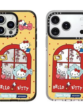 CASE联名鲷鱼烧头套KT适用17promax手机壳iPhone16pro苹果15plusMagSafe磁吸14p镜面C家13潮流12韩系INS风