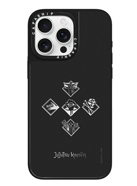 CASE联名咒术回战咒术人物标志适用17promax手机壳iPhone16pro苹果15plusMagSafe磁吸14p镜面C家13潮流12动漫