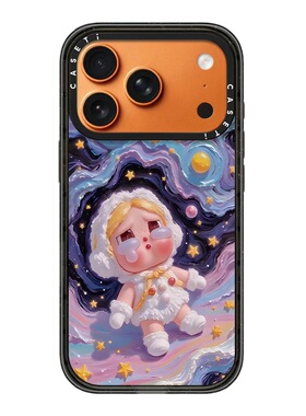 CASE联名油画哭娃天空适用17promax手机壳iPhone16pro苹果15plusMagSafe磁吸14p透明C家13可爱12潮流11简约