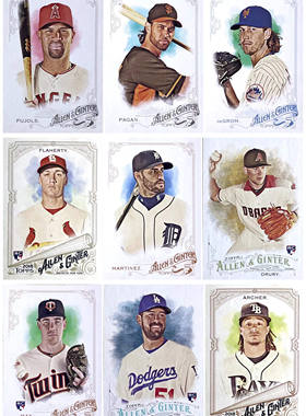 正版MLB棒球AllenGinter球星卡