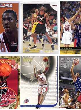 【iR】NBA球星卡 Topps Fleer 凯文 卡托 Kelvin Cato 新秀普特卡