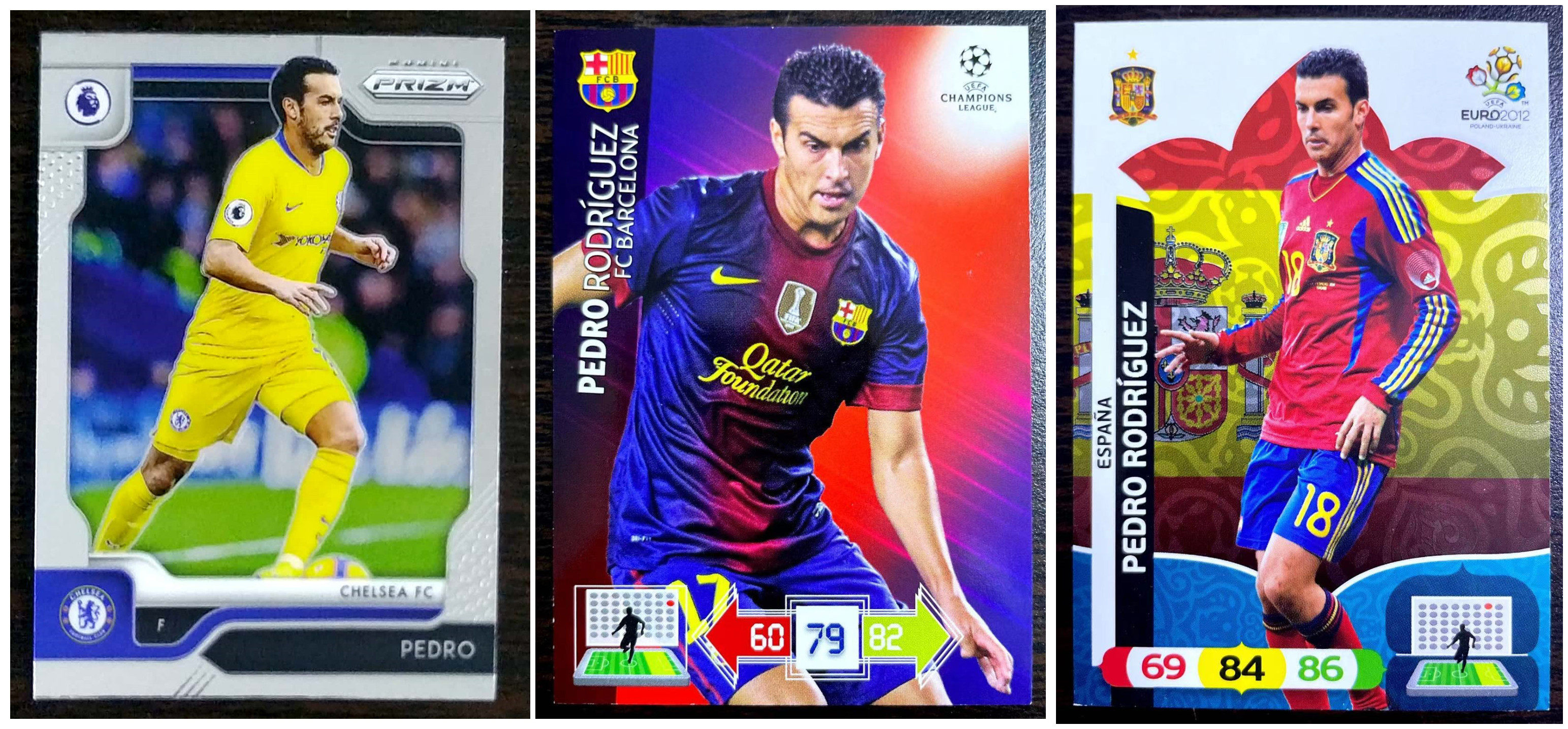 【ir】足球球星卡 panini 佩德罗 pedro 切尔西 巴萨 游戏卡 普卡