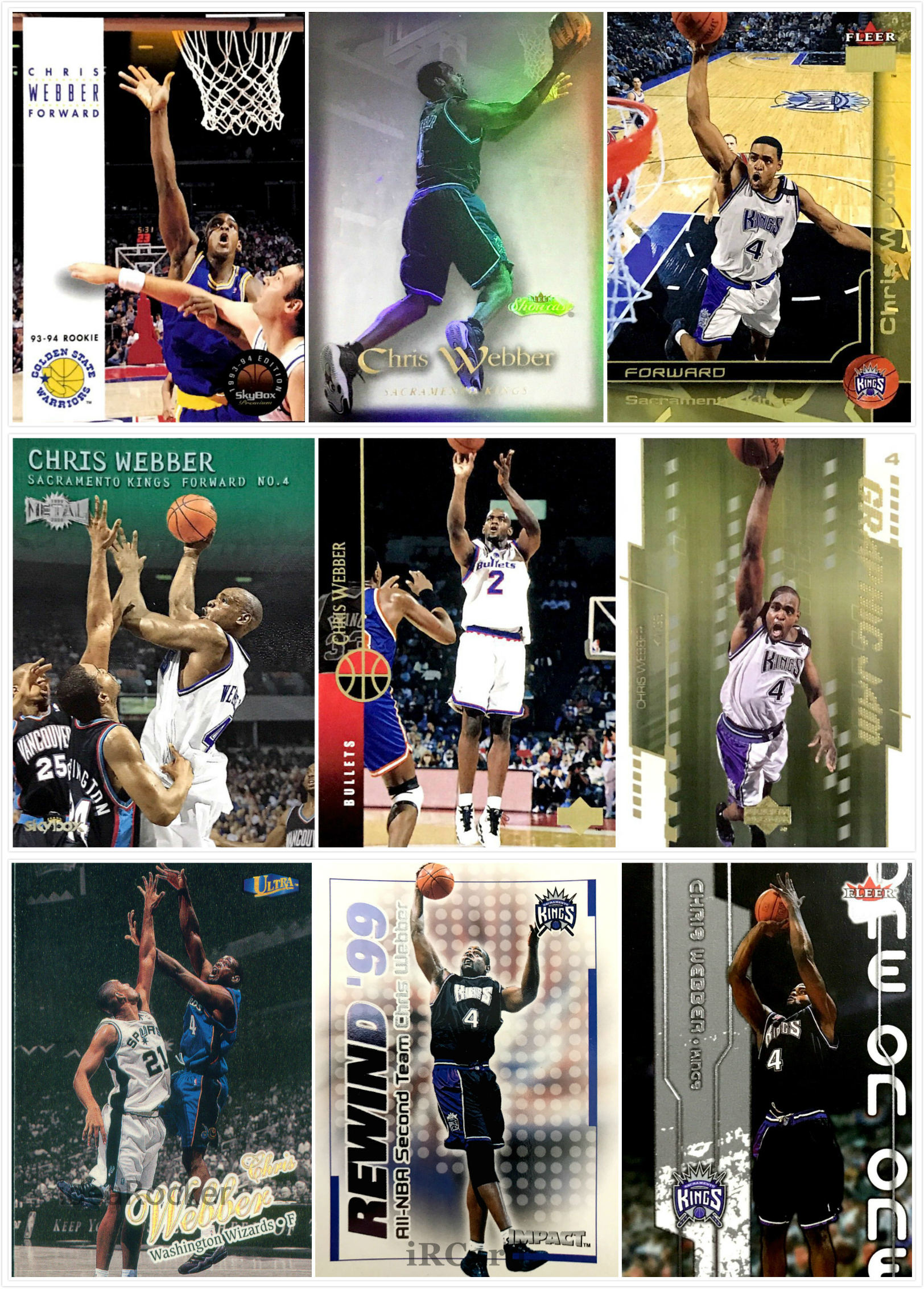 【iR】NBA球星卡 UD Panini 克里斯 韦伯 Chris Webber 限量 普特