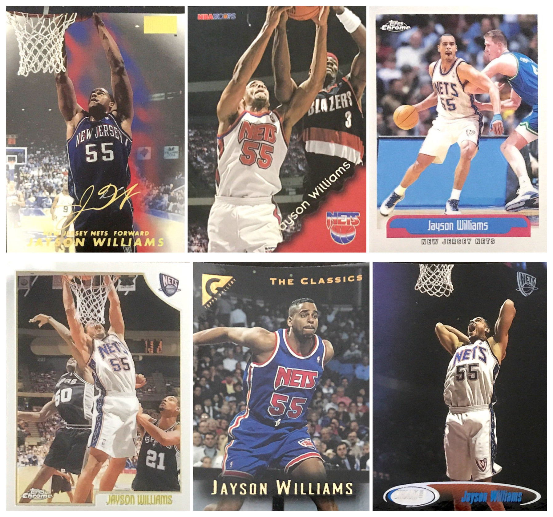 NBA正版贾森威廉姆斯经典球星卡