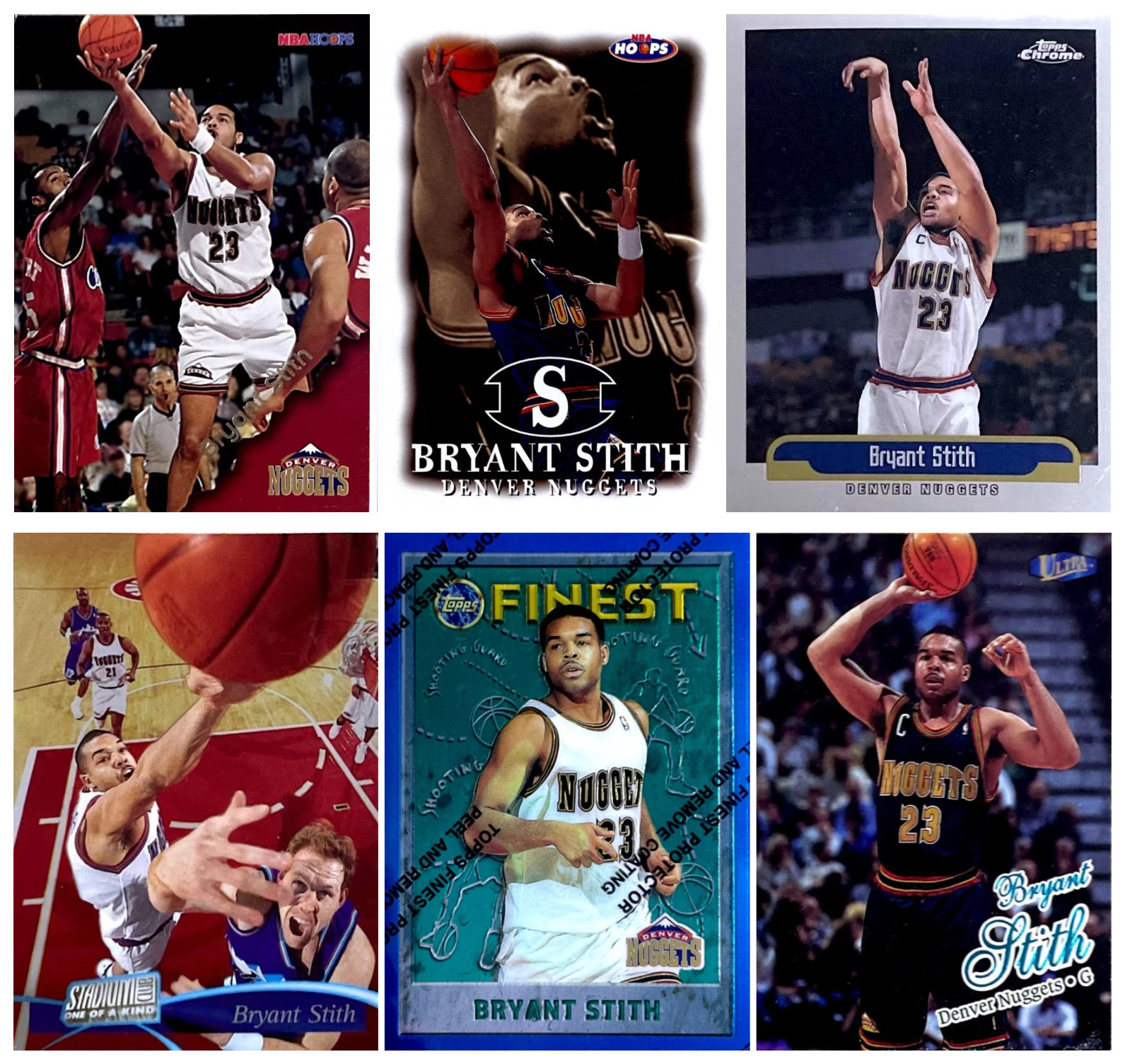 NBA布莱恩特斯蒂奇经典球星卡