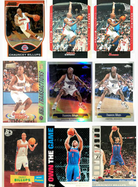 【iR】正版NBA球星卡Topps 昌西 比卢普斯 Chauncey Billups 活塞