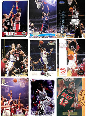 【iR】NBA球星卡 UD Topps 凯文 威利斯 Kevin Willis 普卡 特卡