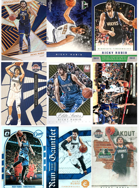 【iR】NBA球星卡 Panini 里基 卢比奥 Ricky Rubio 限量折射 普特