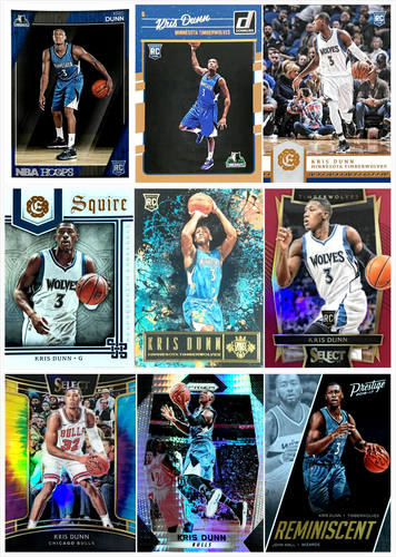 【iR】NBA球星卡 Panini 克里斯 邓恩 Kris Dunn 新秀折射 普特卡