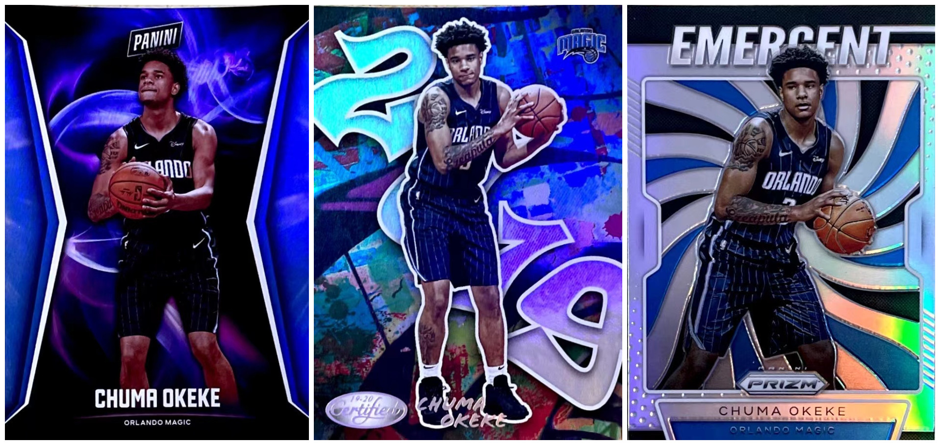 NBA正版丘马奥基基球星卡