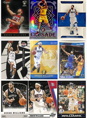 NBA正版德隆威廉姆斯经典球星卡