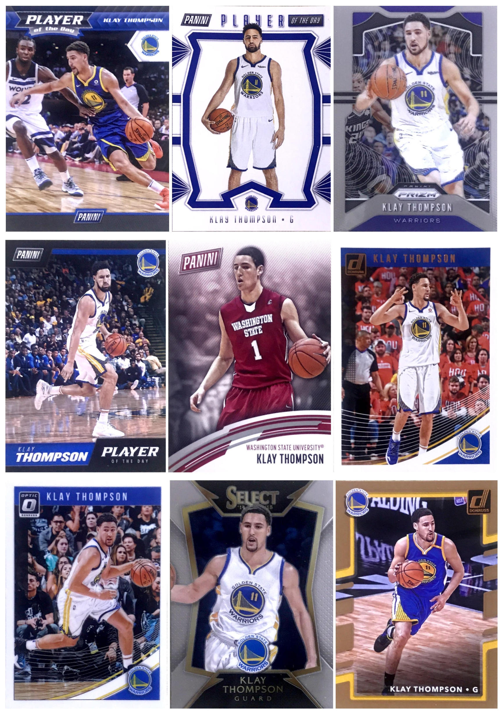 【iR】NBA球星卡 Panini 克莱 汤普森 Klay Thompson 限量 普特卡