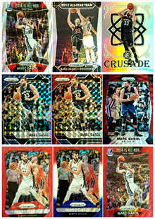 Panini NBA球星卡 折射 加索尔 Marc 小 Gasol 马克 普特卡