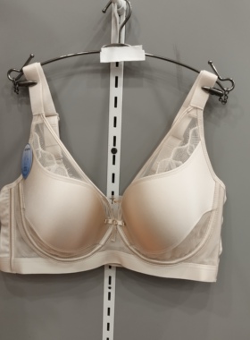 新款蕾丝内衣女大胸显小防下垂调整软钢圈上托收副乳文胸罩9523B