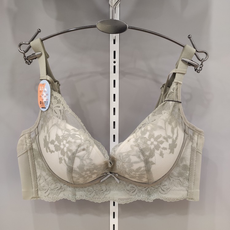 法式中厚小胸美背内衣6099女AB杯蚕丝温变无钢圈聚拢调整型文胸罩