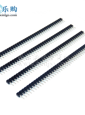 2.54MM 单排 圆孔 排母 插座 1*40P  圆孔座 内金外锡 1X40PIN