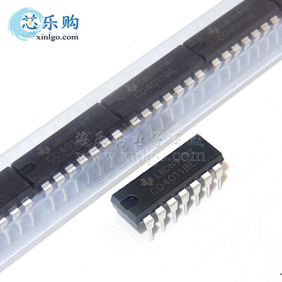 CD4011BE DIP-14 直插 TI 与非门IC 逻辑芯片