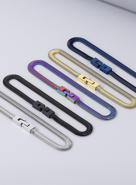 Men chains hip-hop fashion necklace stylish swagger rap rock