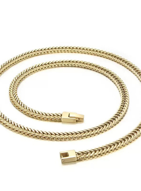 Men gold chains necklace hiphop punk rock rap casual long