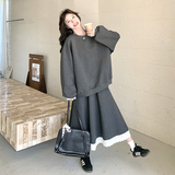 大货已出！2025秋季花边卫衣套装裙206-6073-165控238，女装套装/套裙，浙宝206A（原202）