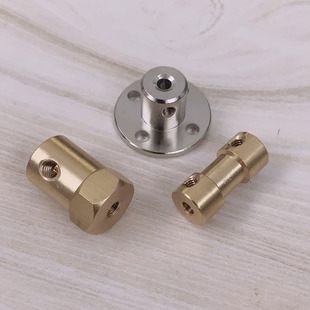 N20减速电机联轴器加长轴六角联轴器马达配件