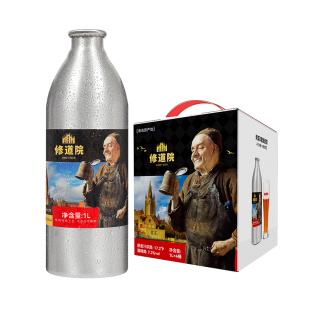 青焰精酿原浆啤酒17.2度烈性修道院啤酒1L 4罐整箱礼盒装