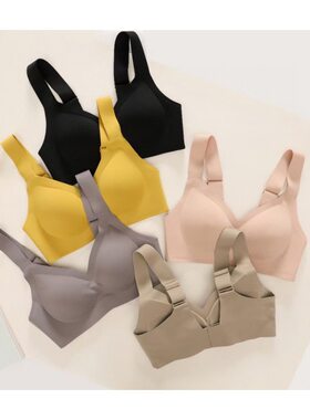 调整型宽肩带收副乳背心内衣女无钢圈小歌尔无痕舒适文胸罩聚拢