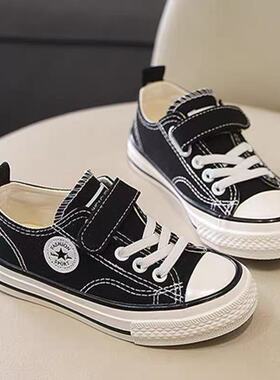HA01儿童童鞋春季新款男女童时尚百搭低帮帆布鞋25-37
