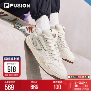 女2024春新款 运动鞋 豚跃鞋 FILA FUSION斐乐潮牌NOLLIE专业滑板鞋