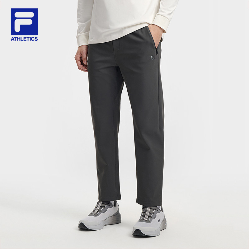 王阳同款FILA 斐乐官方男士针织长裤2026春季新款跑步健身直筒裤,运动服/休闲服装,运动长裤,淘宝优惠券,粉丝福利购,淘宝优惠卷