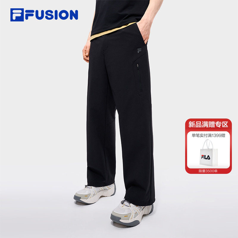 章昊同款FILA FUSION斐乐长裤男2026夏季新款休闲宽松