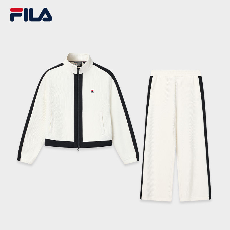 FILA MUSE SET 斐乐官方长袖运动套装女春季新款跑步健身训练服