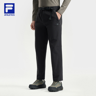 2025冬季 长裤 新款 户外运动裤 黄景瑜同款 子直筒裤 FILA斐乐官方男士