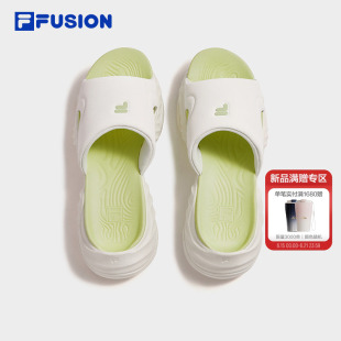 海星拖鞋丨FILA FUSION斐乐潮牌女鞋2026夏季新款女士厚底凉拖