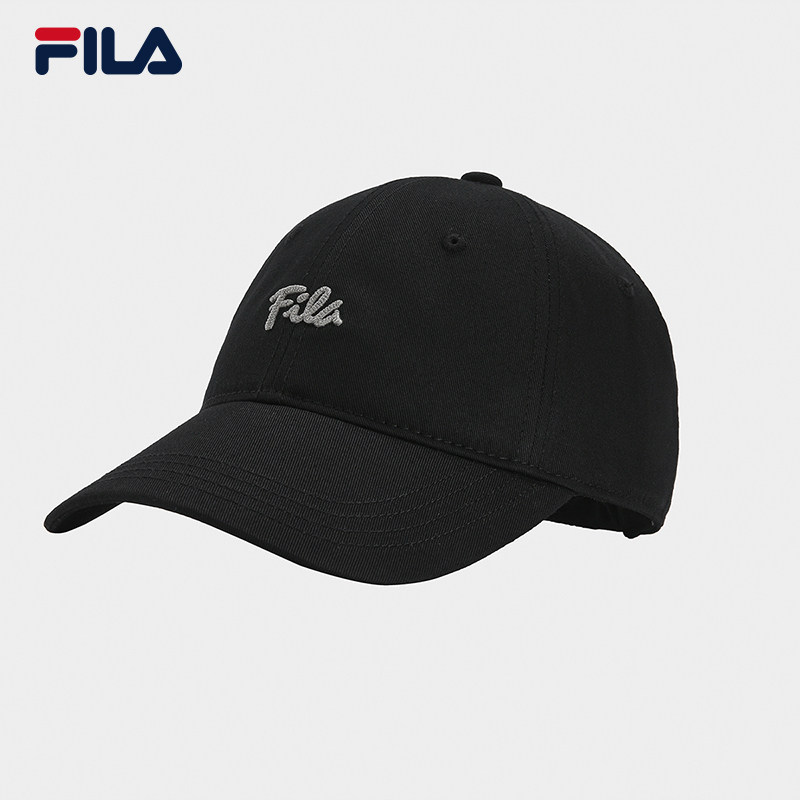 棒球帽FILA 斐乐官方情侣款夏季新款软顶休闲运动帽遮阳帽鸭舌帽
