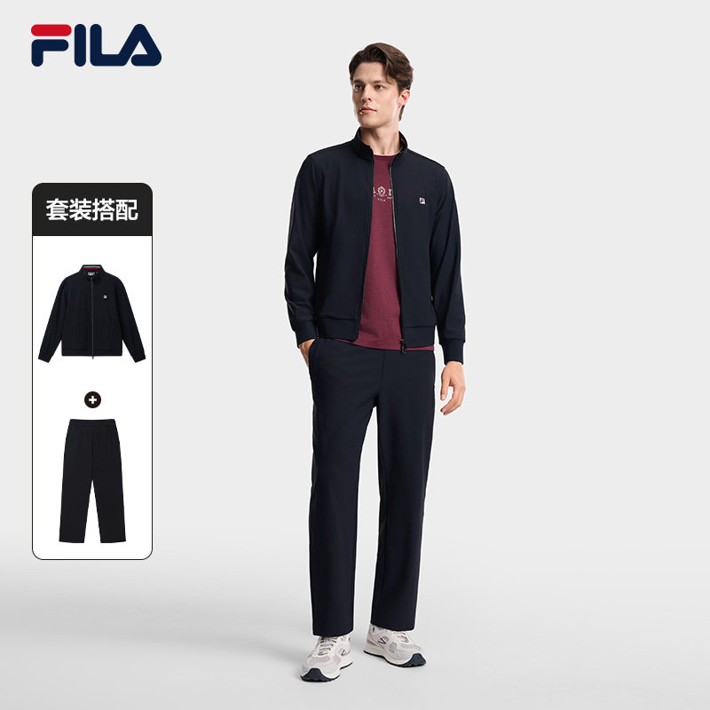 FILA斐乐男子针织长袖外套