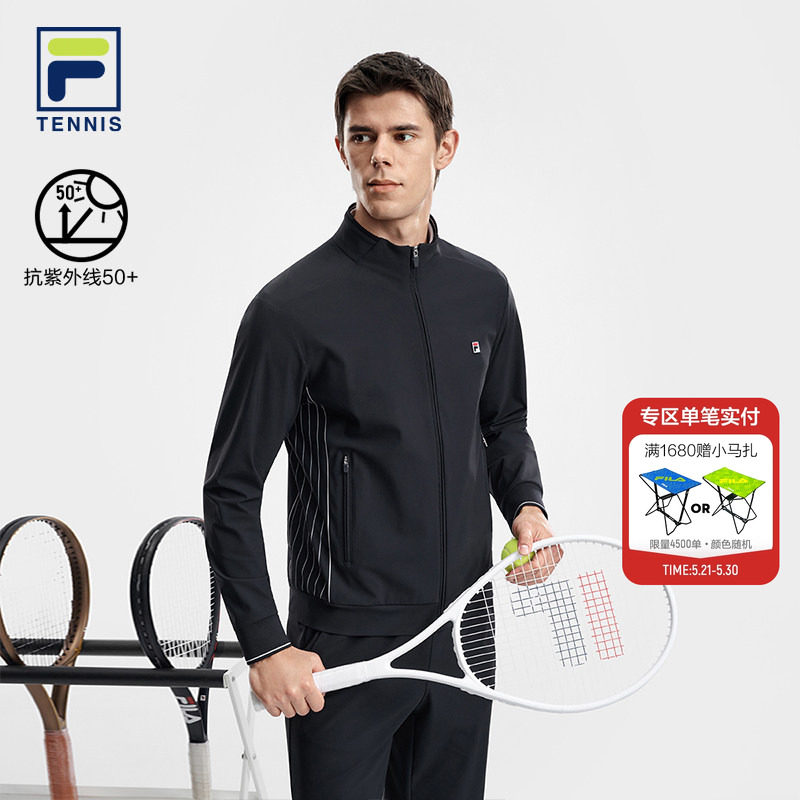 FILA SETTANTA斐乐官方男胜利夹克外套26夏新款网球运