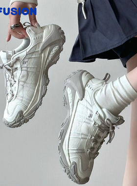 山脉鞋2丨FILA FUSION斐乐登山鞋新款徒步运动老爹鞋男女鞋休闲鞋