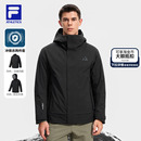 黄景瑜同款 FILA斐乐男羽绒25冬新户外三合一鹅绒呼吸壳外套冲锋衣