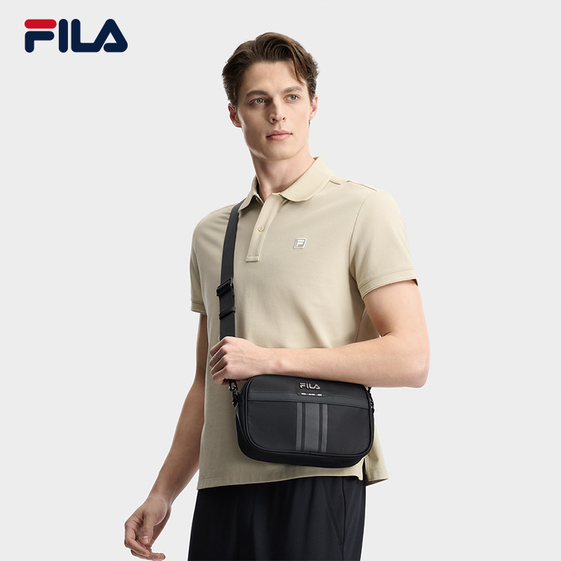 FILA 斐乐官方男包挎包2026夏季新款简约休闲单肩包斜挎包随