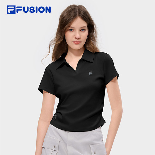 FILAFUSION斐乐官方女子POLO衫