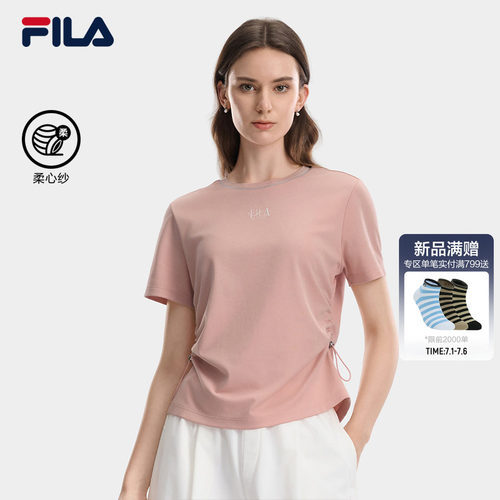 FILA斐乐女士收腰短袖T