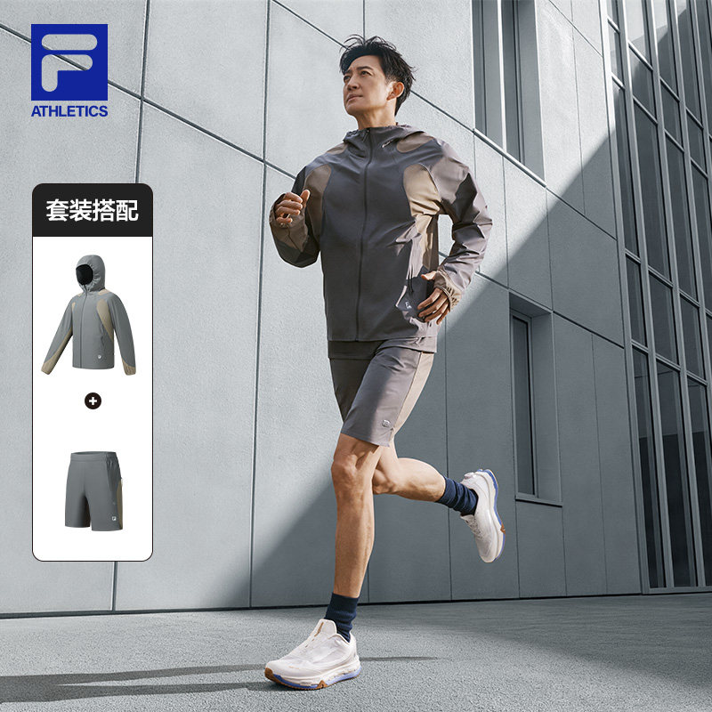 FILA斐乐男运动梭织外套