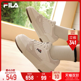 斐乐方块鞋1S丨FILA 板鞋26秋季新款女小熊厚底小白鞋百搭休闲鞋
